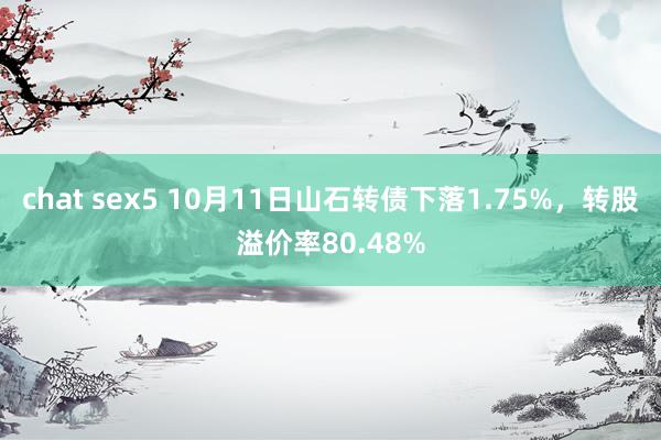 chat sex5 10月11日山石转债下落1.75%，转股溢价率80.48%