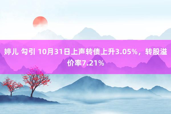 婷儿 勾引 10月31日上声转债上升3.05%，转股溢价率7.21%