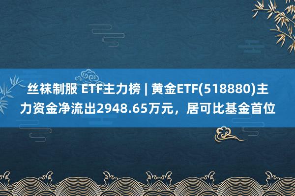 丝袜制服 ETF主力榜 | 黄金ETF(518880)主力资金净流出2948.65万元，居可比基金首位