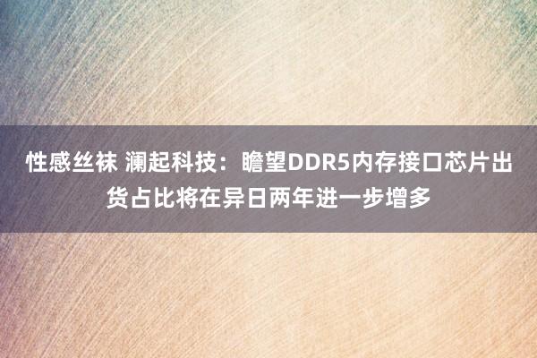 性感丝袜 澜起科技：瞻望DDR5内存接口芯片出货占比将在异日两年进一步增多