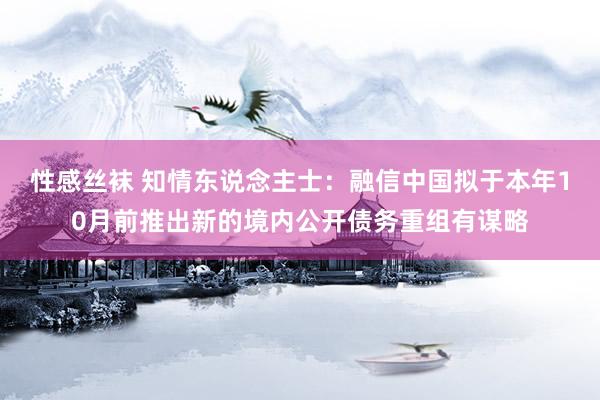 性感丝袜 知情东说念主士：融信中国拟于本年10月前推出新的境内公开债务重组有谋略