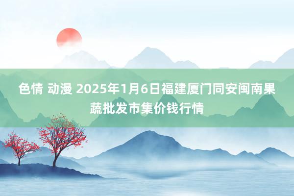 色情 动漫 2025年1月6日福建厦门同安闽南果蔬批发市集价钱行情